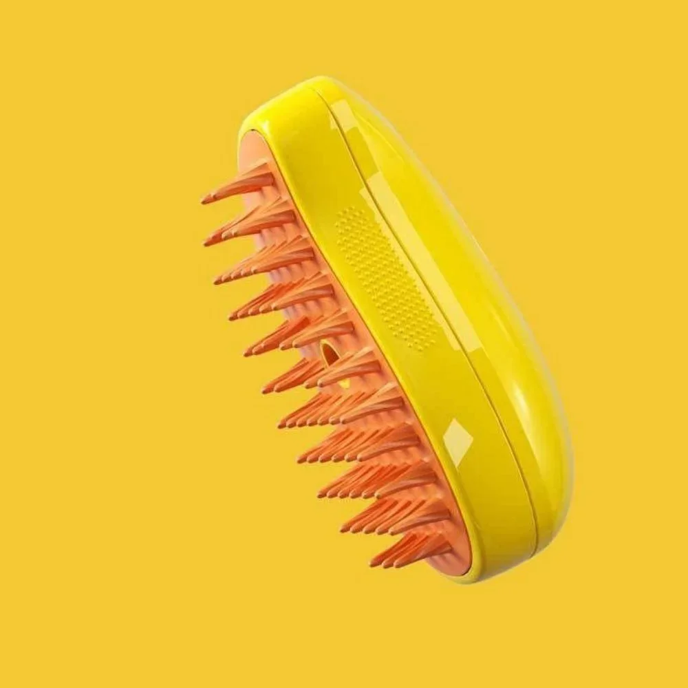 Self Cleaning Cat Steamy Brush for Massage Grooming Removing Tangled Hair1 Pack